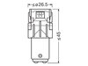 P21/5W LED-lampor Osram LEDriving® SL Röda - BAY15d