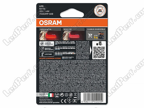 P21W LED-lampor Osram LEDriving® SL Röda - BA15s