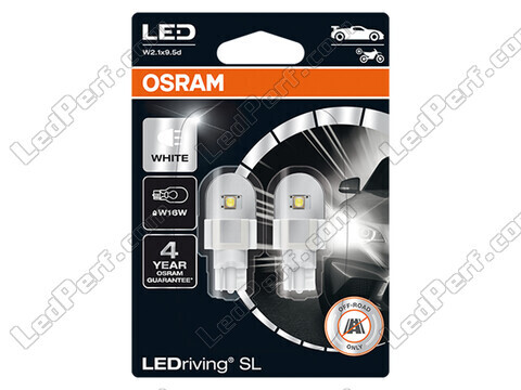 W16W LED-lampor Osram LEDriving® SL White 6000K - W2.1x9.5d