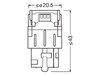 Orange W21W / WY21W LED-lampor Osram LEDriving® SL - W3x16d