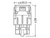 W21/5W LED-lampor Osram LEDriving® SL White 6000K - W3x16q