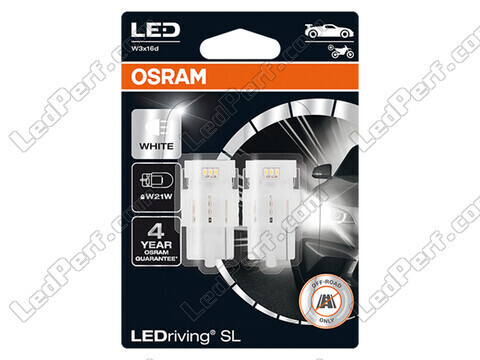 W21W LED-lampor Osram LEDriving® SL White 6000K - W3x16d