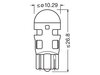 Orange W5W / WY5W LED-lampor Osram LEDriving® SL - W2.1x9.5d