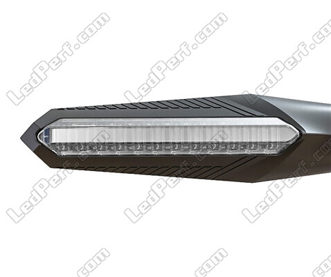 Framvy av dynamiska LED-blinkers + bromsljus för Aprilia Caponord 1200