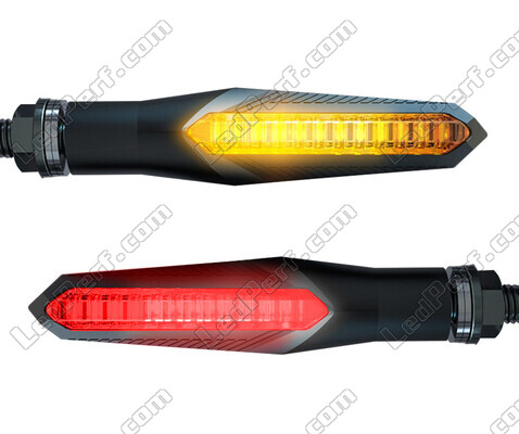 Dynamiska LED-blinkers 3 i 1 för Gilera Fuoco 500