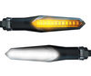 Sekventiella LED-indikatorer 2 i 1 med Varselljus för Suzuki Marauder 800