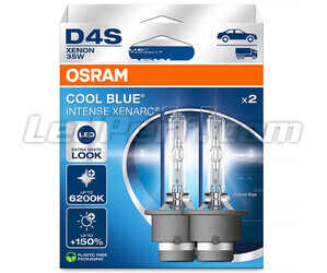 Par Xenonlampor D4S Osram Xenarc Cool Blue Intense 6200K i sin Paket - 66440CBN-2HB