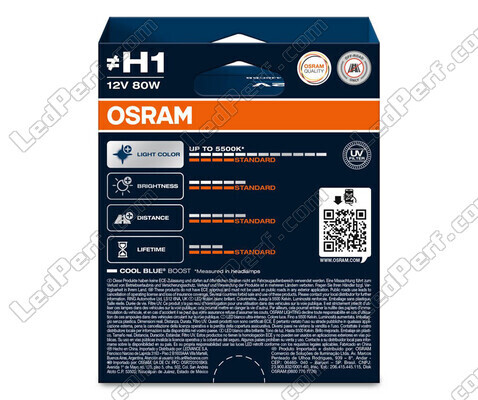 Paket med 2 2HB-lampor H1 Osram Cool Blue Boost 5 500K - 62150CBB-2HB