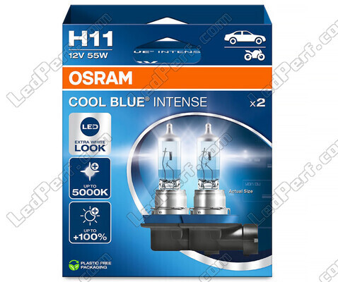 Par Osram-lampor H11 Cool blue Intense Next Gen LED Effect 5000K