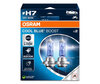 Spollampor H7 Osram Cool Blue Boost 5 500K xenon Effekt art.nr.: 62210CBB-2HB i paket med 2 lampor