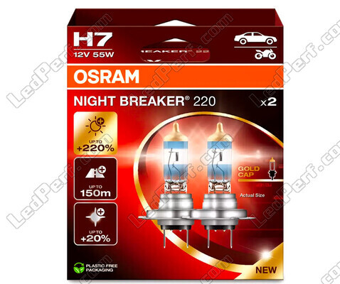 Lampor H7 OSRAM Night Breaker® 220 - 64210NB220-2HB -Duo Box