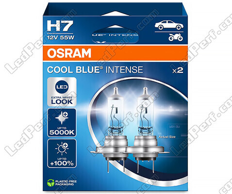 Par Osram-lampor H7 Cool blue Intense LED Effect 5000K