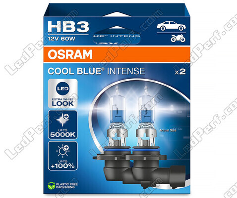 Par Osram-lampor HB3 Cool blue Intense Next Gen LED Effect 5000K