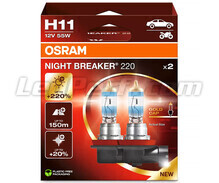 Paket med 2 lampor H11 OSRAM Night Breaker® 220 - 64211NB220-2HB