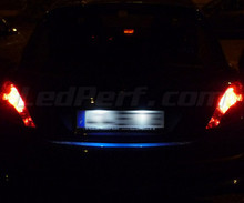 Paket LED-lampor för skyltbelysning (xenon vit) för Peugeot 207