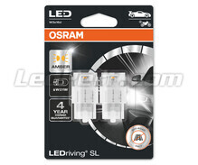 Orange W21W / WY21W LED-lampor Osram LEDriving® SL - W3x16d