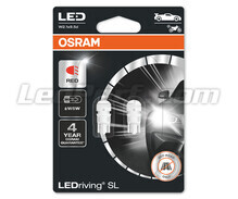 W5W LED-lampor Osram LEDriving® SL Röda - W2.1x9.5d