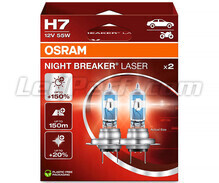 Paket med 2 lampor H7 Osram Night Breaker Laser +150% - 64210NL-2HB