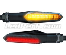Dynamiska LED-blinkers + bromsljus för Kawasaki GPZ 500 S